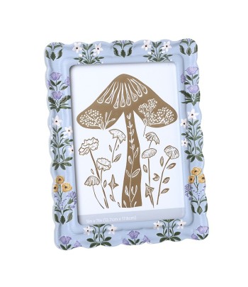 Floral Wooden Print Photo...