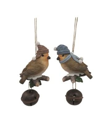 Robin Tree Decoration 9cm...