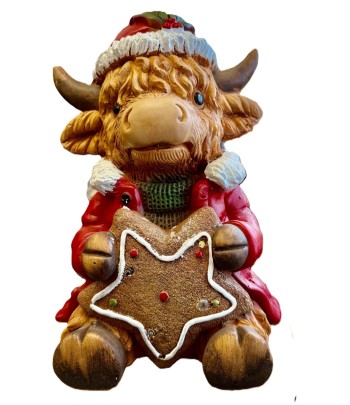 LED Highland Cow with Star...