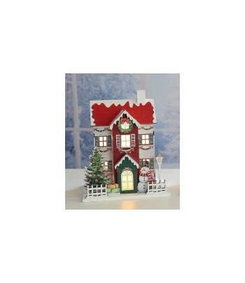 LED Christmas House 20x24cm