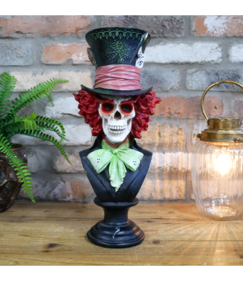 Skeleton Bust Mad Hatter