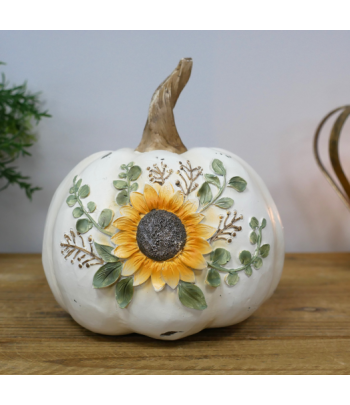 Pumpkin With Sunflower