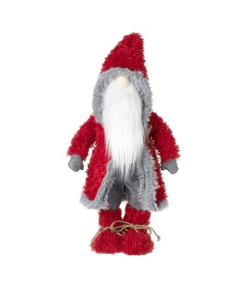 Red And Grey Standing Santa