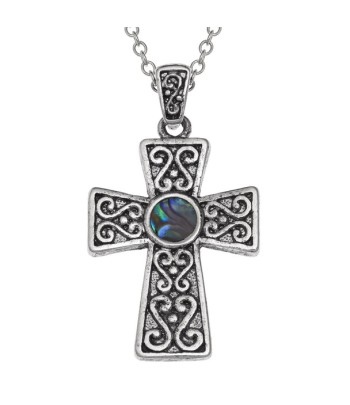 Celtic cross necklace