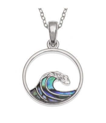 Small surf wave necklace