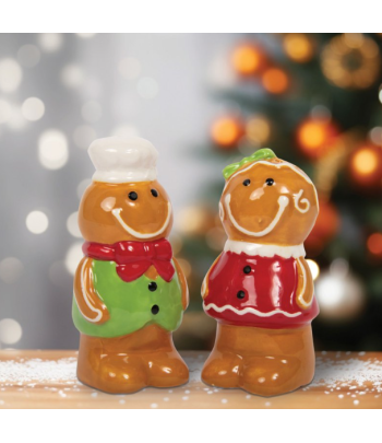 Gingerbread Salt & Pepper Set