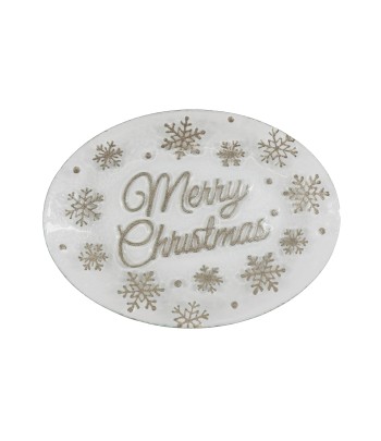 Merry Christmas Glass Plate...
