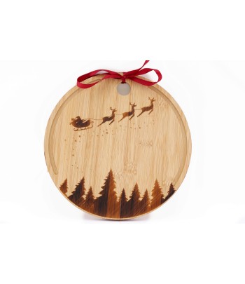 Round Christmas Chopping Board