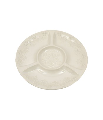 Snowflake 3 Section Plate