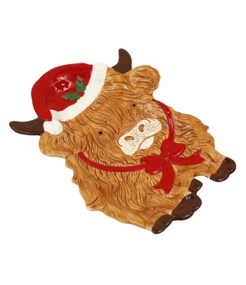 Highland Cow Ceramic Plate