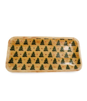 Xmas Tree Enamel Mango Wood...
