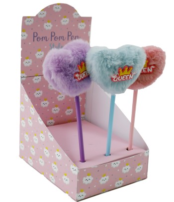 Heart Queen Pom Pom Pen (3...
