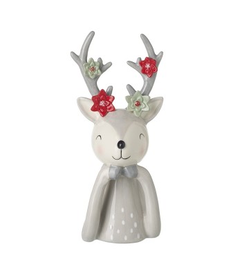 Ceramic Reindeer With...