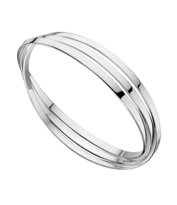 Sterling Silver Triple...