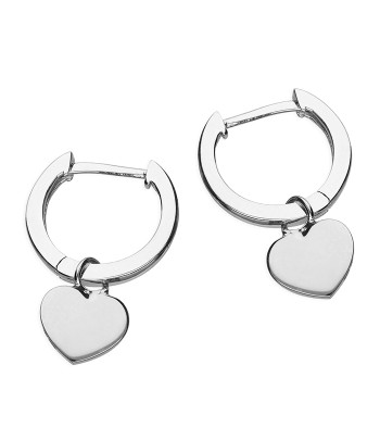 Sterling Silver Plain Heart...