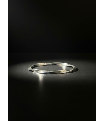 Sterling Silver Twist Bangle