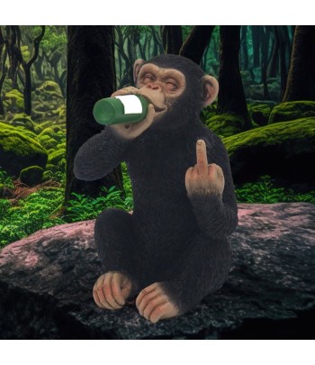 Cheeky Monkey Drinking