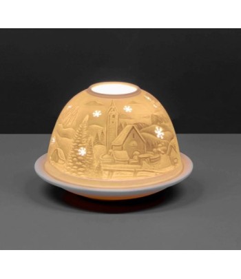 Lithophane dome - Snow Village