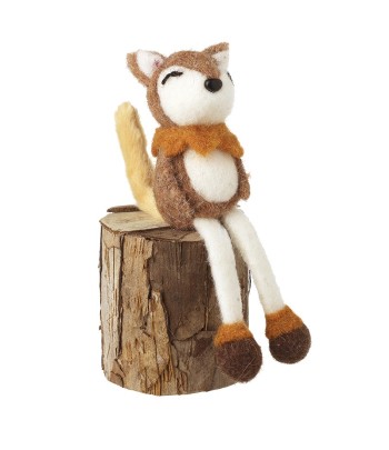Sitting Felt Fox On Small...