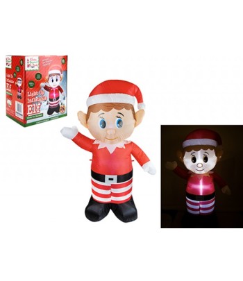 Light Up Inflatable Elf