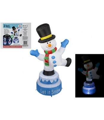 Inflatable Spinning Snowman...