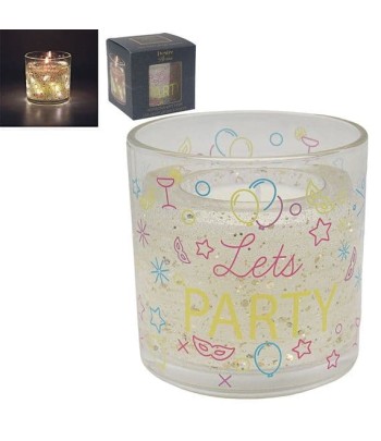 LED Gel Candle - Lets Party