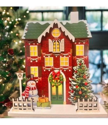 LED Christmas House Grey...