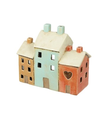 Ceramic Houses Candle Holder