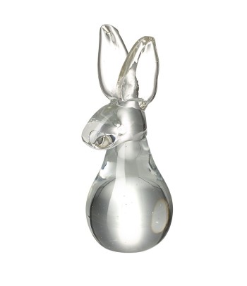 Sitting Glass Bunny Large