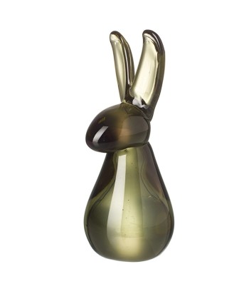 Sitting Smoked Glass Bunny...