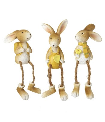 Resin Rabbits With Dangly...