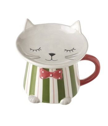 Cat Plate & Mug