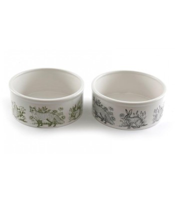 Forest Toile Pet Bowl - Large