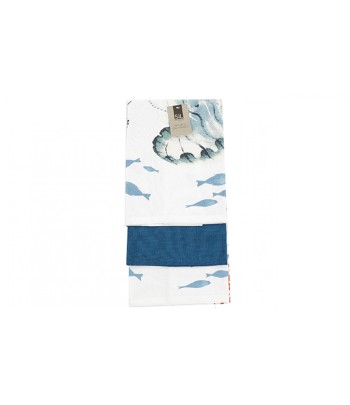 Pack Of 3 Ocean Tea Towels