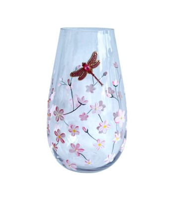Oval Vase Pink Floral...