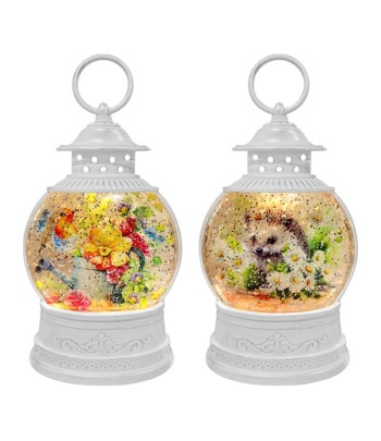 LED Spinner Lantern 23cm (2...