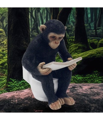 Cheeky Monkey On The Loo-Time