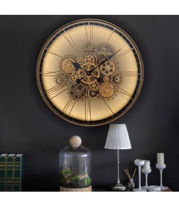 Clock - COG Light Up Gold...