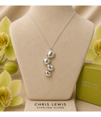 925 Sterling Silver Pebble...