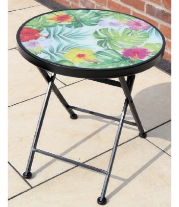 Tropical Folding Table 50cm