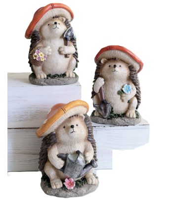 Mushroom Hedgehog 16cm (3...