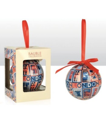 London Stamps 75mm Bauble &...