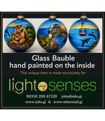 Large Gib Glass Bauble -...