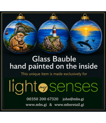Large Gib Glass Bauble -...