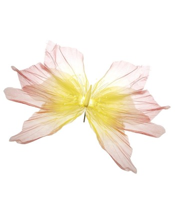 Led Yellow/Pink Butterfly