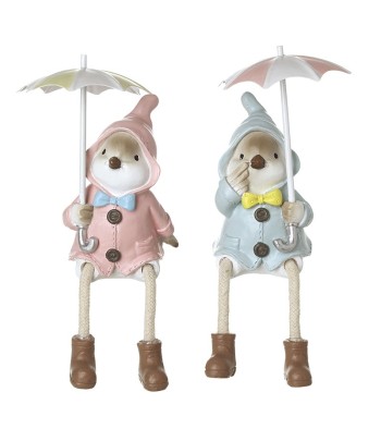 Sitting Birds With Umbrella...