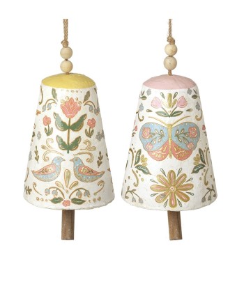 Paper Mache Folk Art Bell...