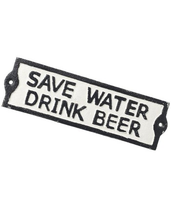 Save Water Drink Beer Metal...