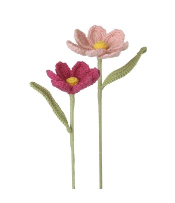 Pink Crochet Flower Stem (2...