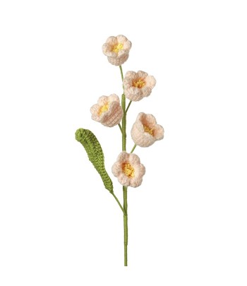 Knitted Pink Flower Stem